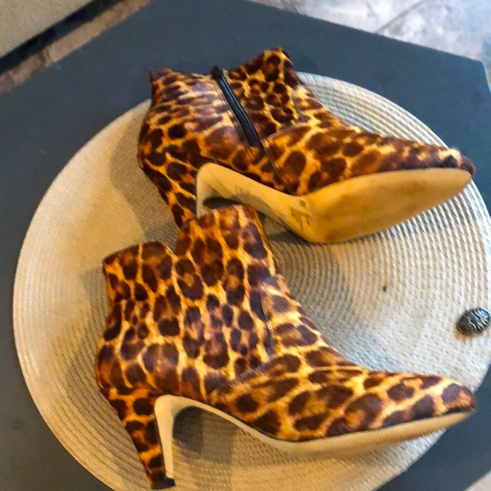 INC calf Booties 8M , worn once excellent condition, 3 inch heel,